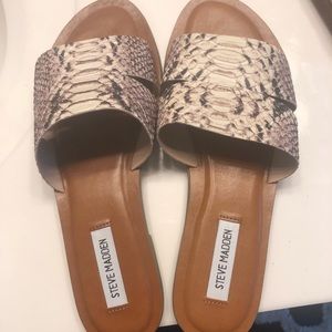 Steve Madden Alexandra snake sprint sandals